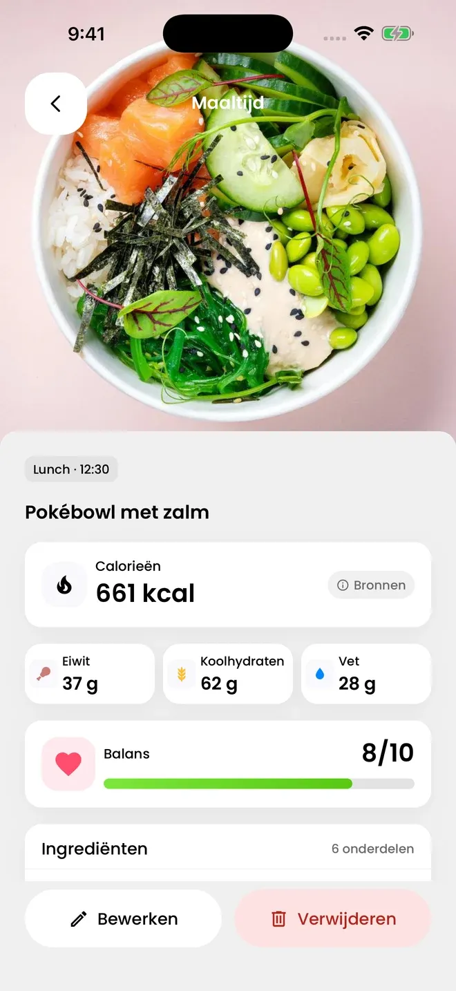 Eiwit, koolhydraten en vet